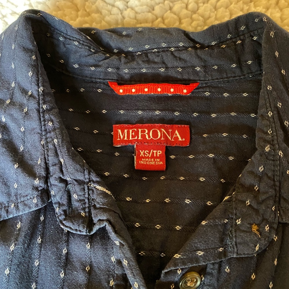 Merona button down xs - Picture 2 of 6
